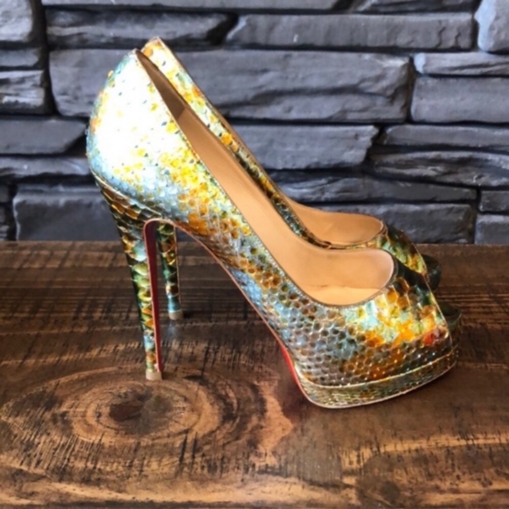 Christian Louboutin Altadama Python Perche Soliel